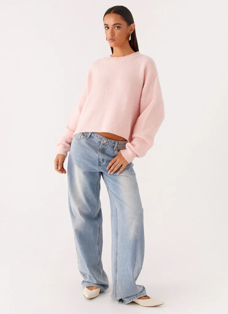 Pull tricot Lilah - Rose