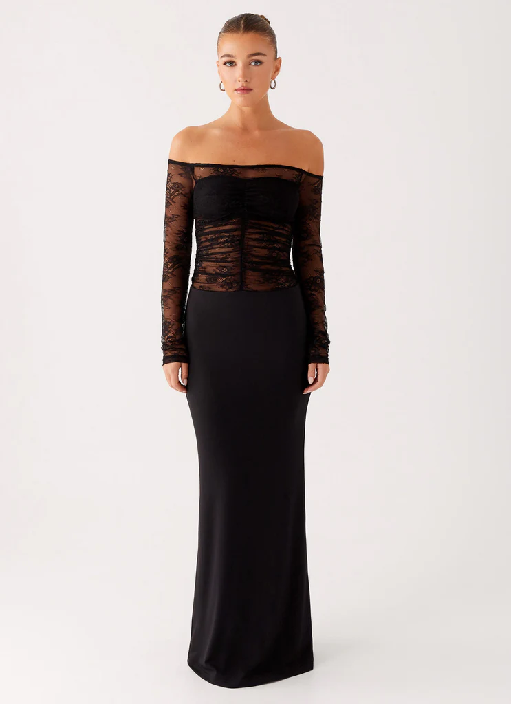 Robe Maxi Avi - Noir