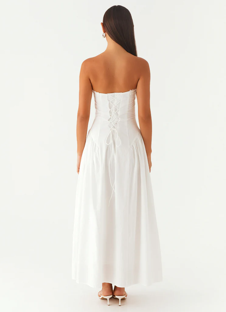 Robe maxi Burleigh - Ivoire