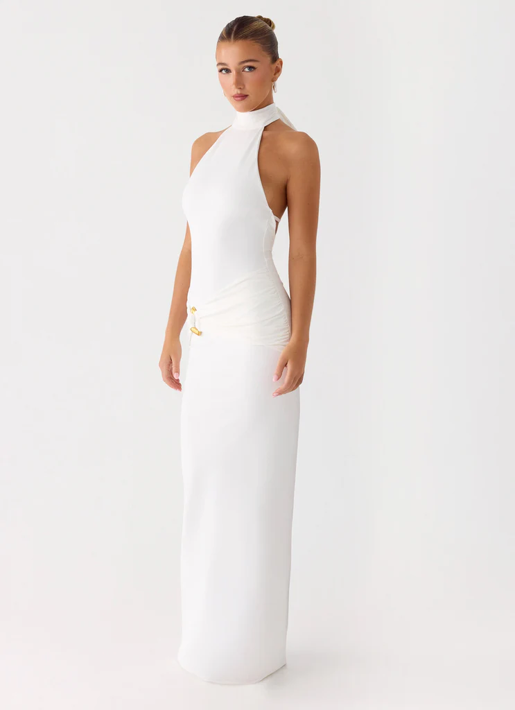 Robe Maxi Forever Radiant - Blanc