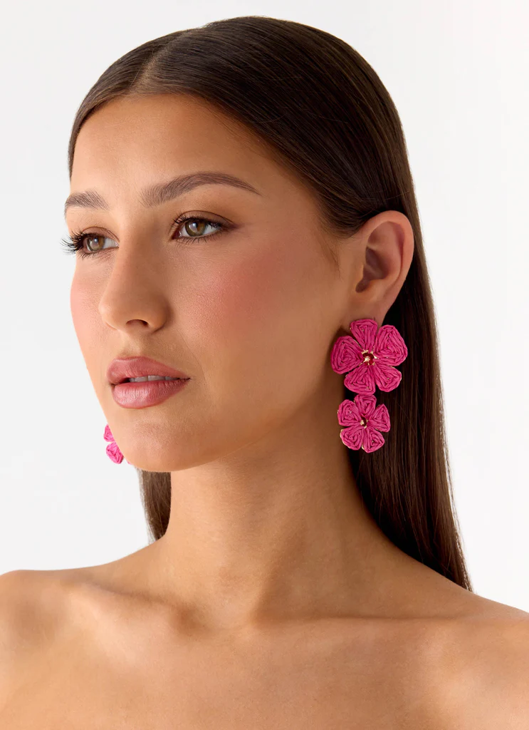 Boucles d'oreilles Marina Mode - Rose