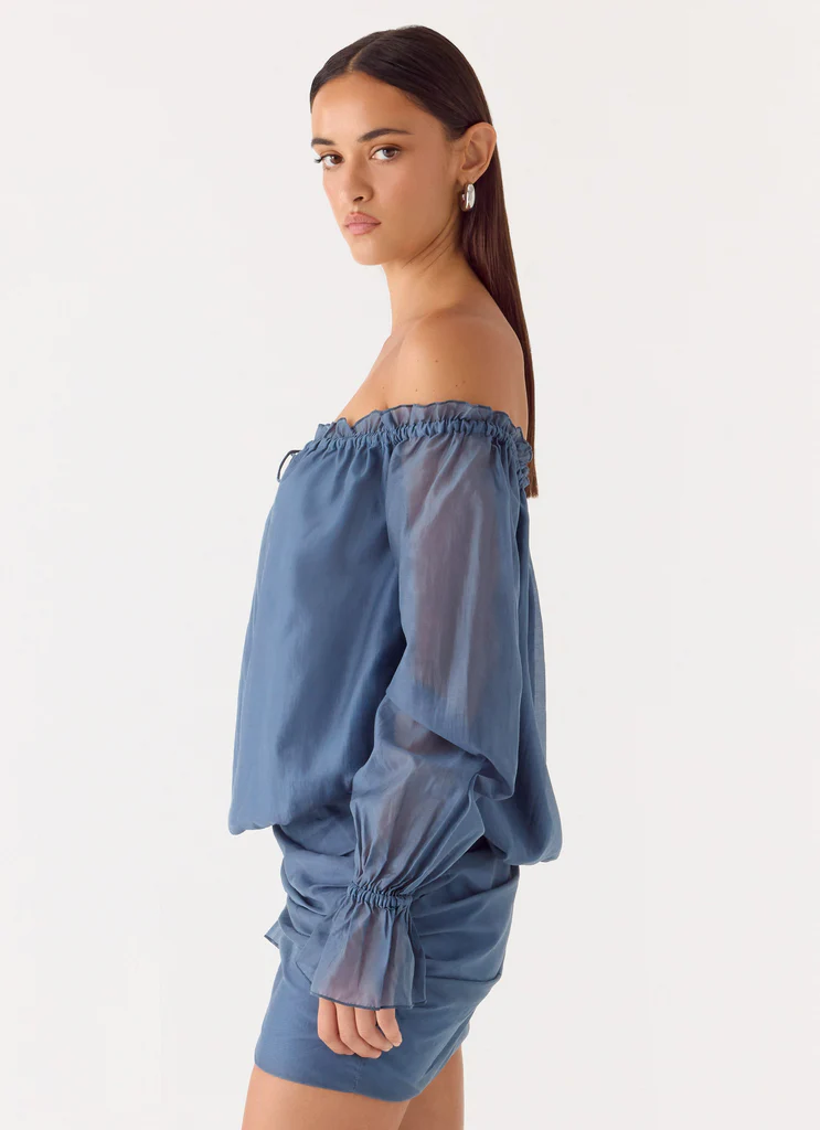 Tedara Mini Dress - Navy lavé
