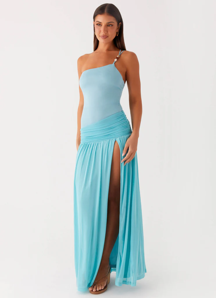 Robe Maxi Aurelia - Aqua