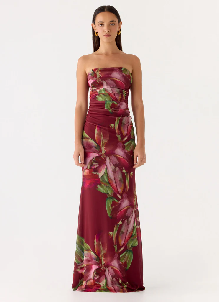 Robe maxi sans bretelles Iroha - Cuba Cuba