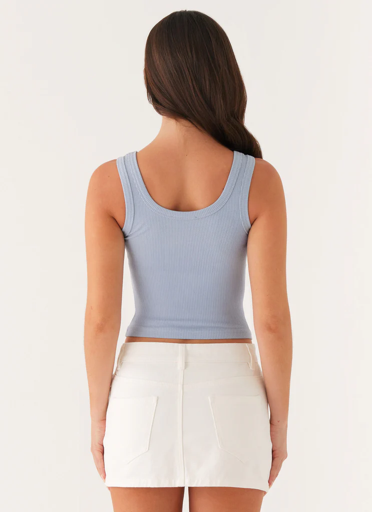 Tank Top Signature - Bleu Slate