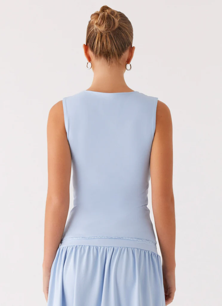Dawn Drift Top - Bleu