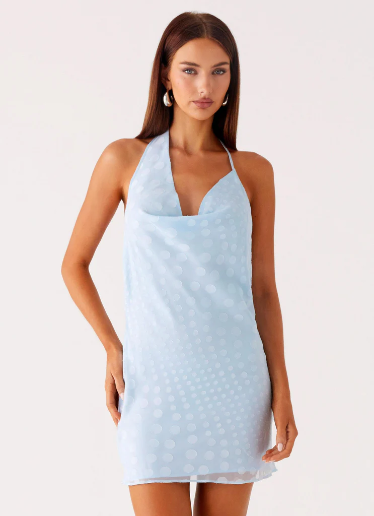 Robe Mini About Today - Bleu