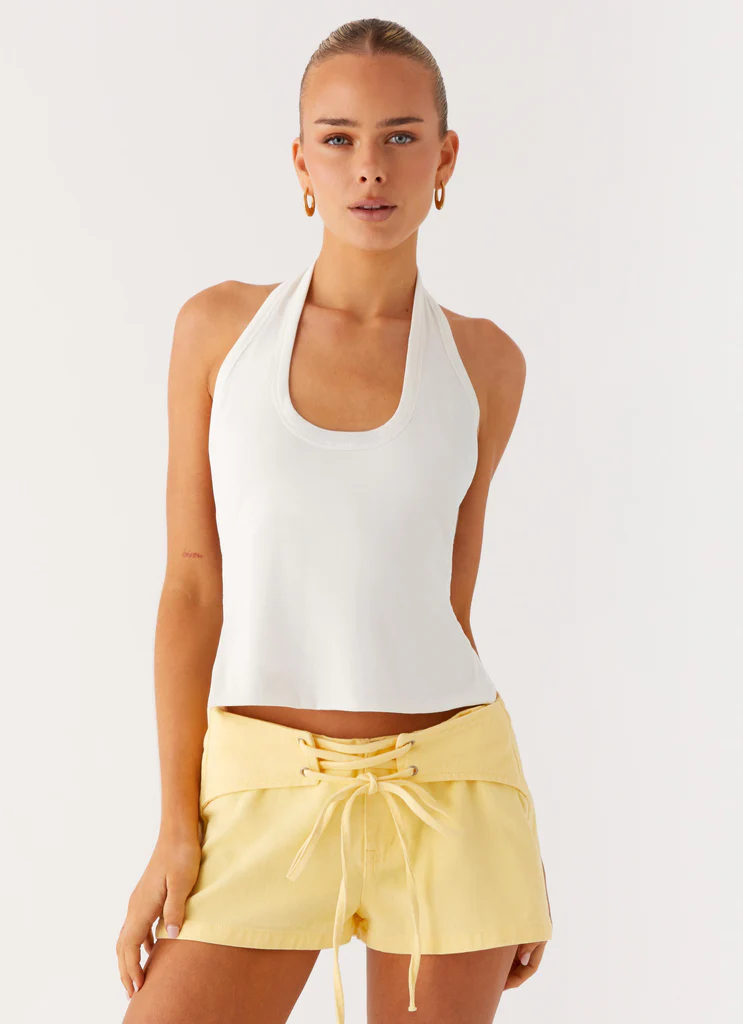 No Rush Top - Blanc