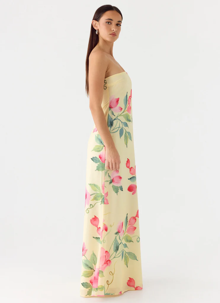 Robe Maxi Sans bretelles Bronte - Lemon Soleil