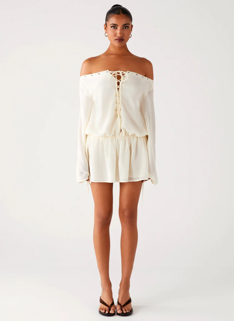 Robe Mini Astaria - Ivoire