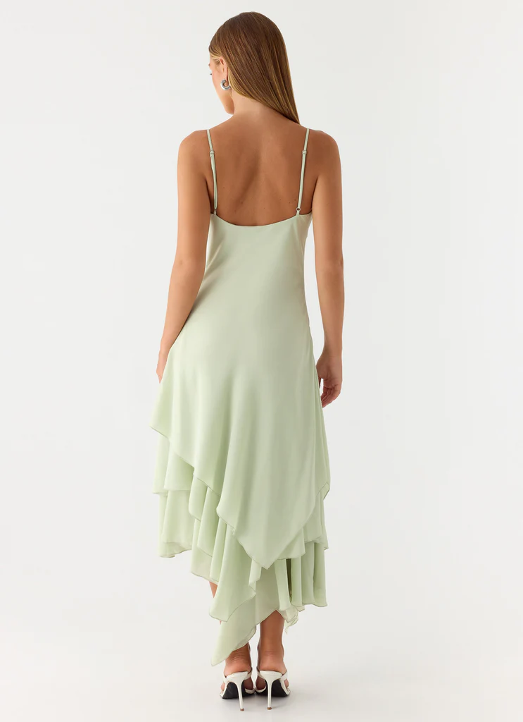 Robe Midi Trisette - Lime
