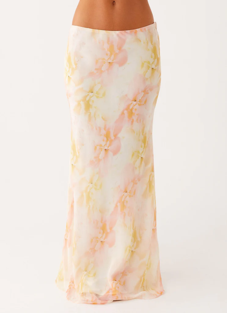 Jupe maxi en mousseline Harlow – Imprimé floral Jupe maxi en mousseline Harlow - Imprimé floral