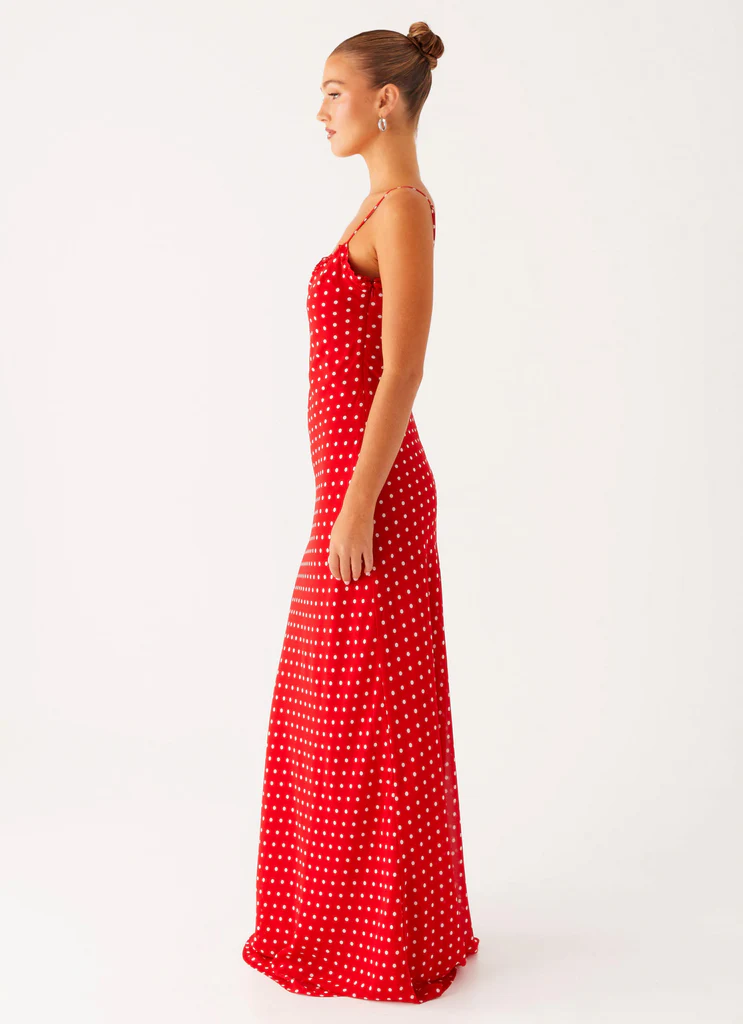 Robe Pareo Maxi - Rayures rouges
