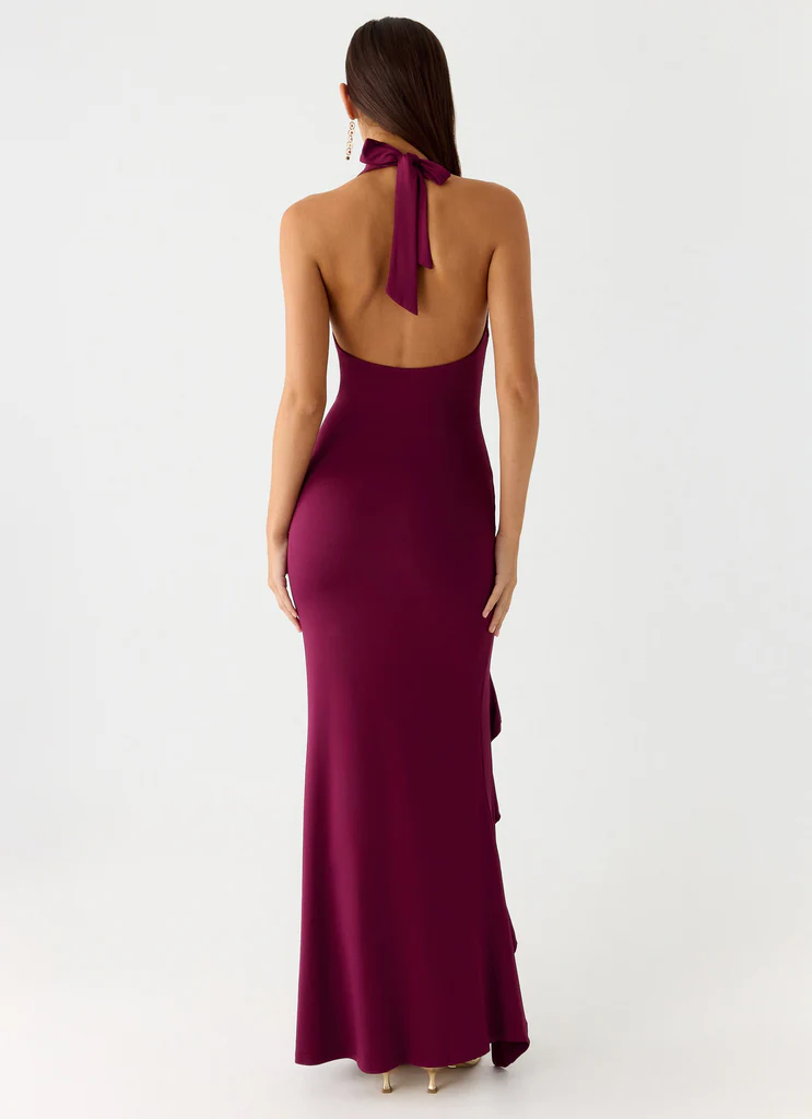 Robe Maxi Charmed By You - Prune