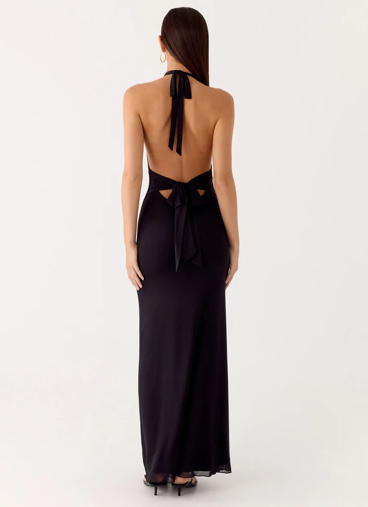 Robe maxi Starlight Nights - Noir