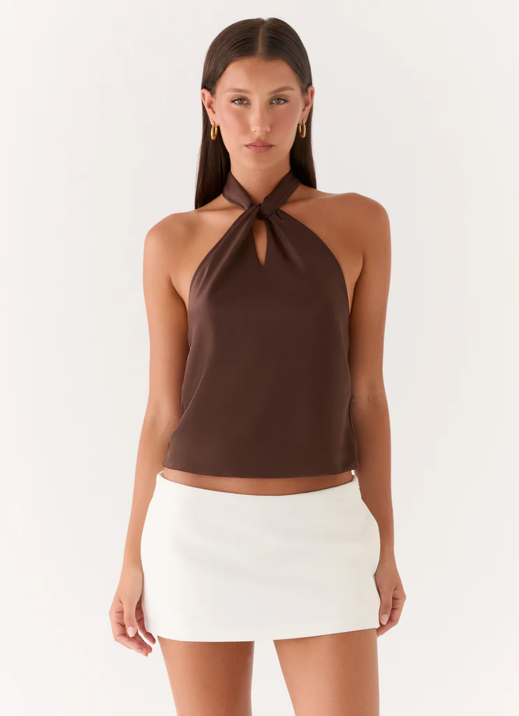 Top écharpe Maddox - Chocolat