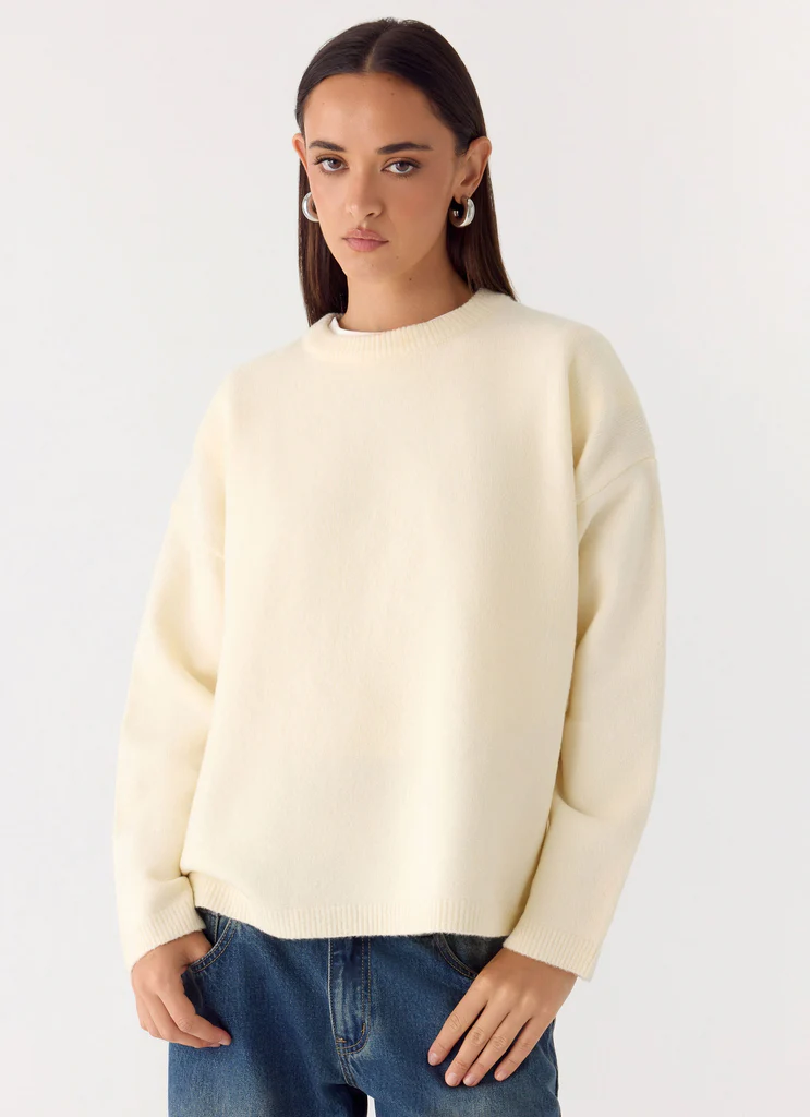 Pull Miyuki en maille - Crème