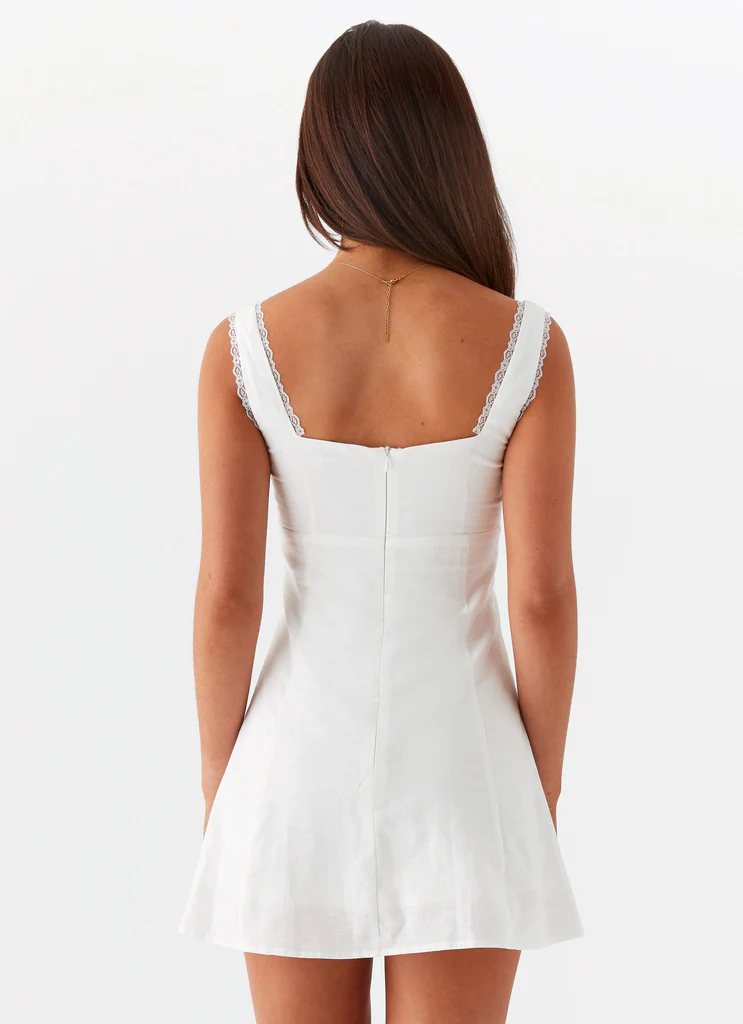 Robe Mini Rowena - Blanc