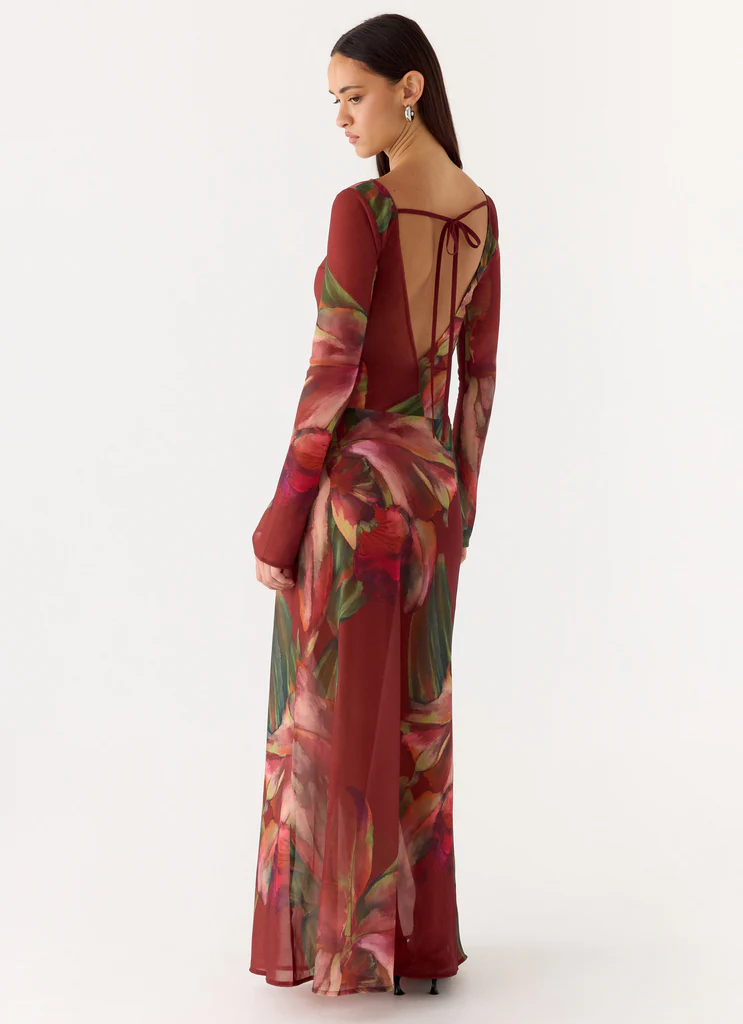 Robe maxi en mousseline Charmayne – Cuba Cuba Robe maxi en mousseline Charmayne - Cuba Cuba