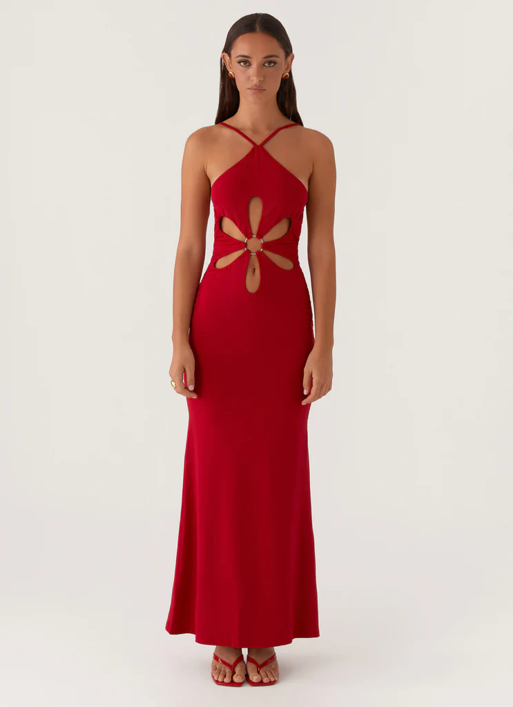 Robe Maxi Grow Together - Rouge