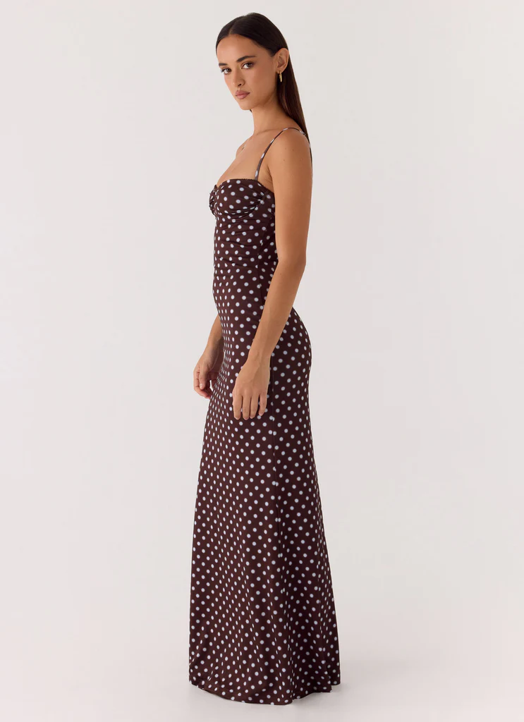 Robe Maxi Vamonos - Tache Bleue Chocolat