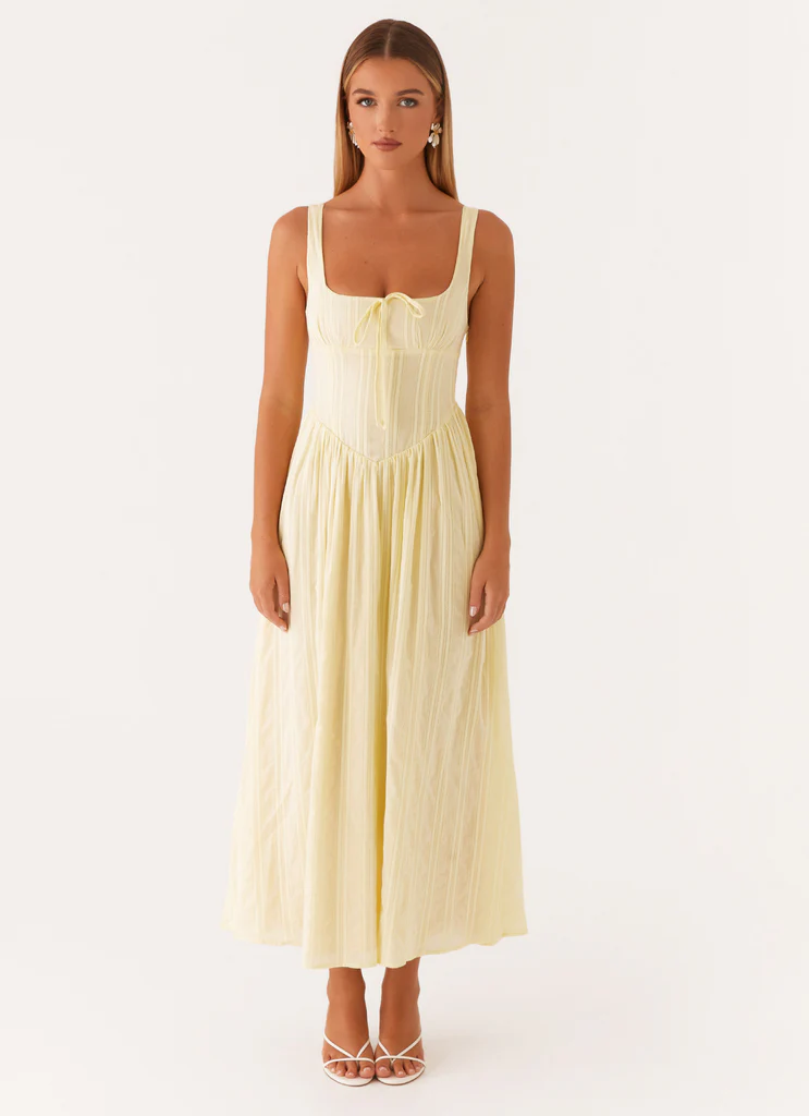 Robe Midi Pascuelle - Jaune