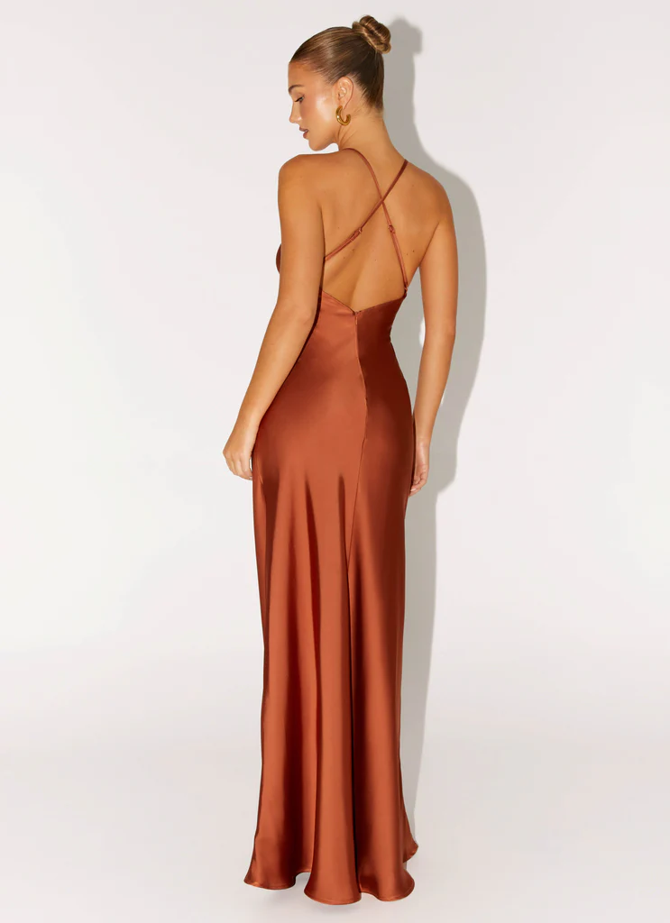 Robe Maxi Sundowner - Rouge rouille