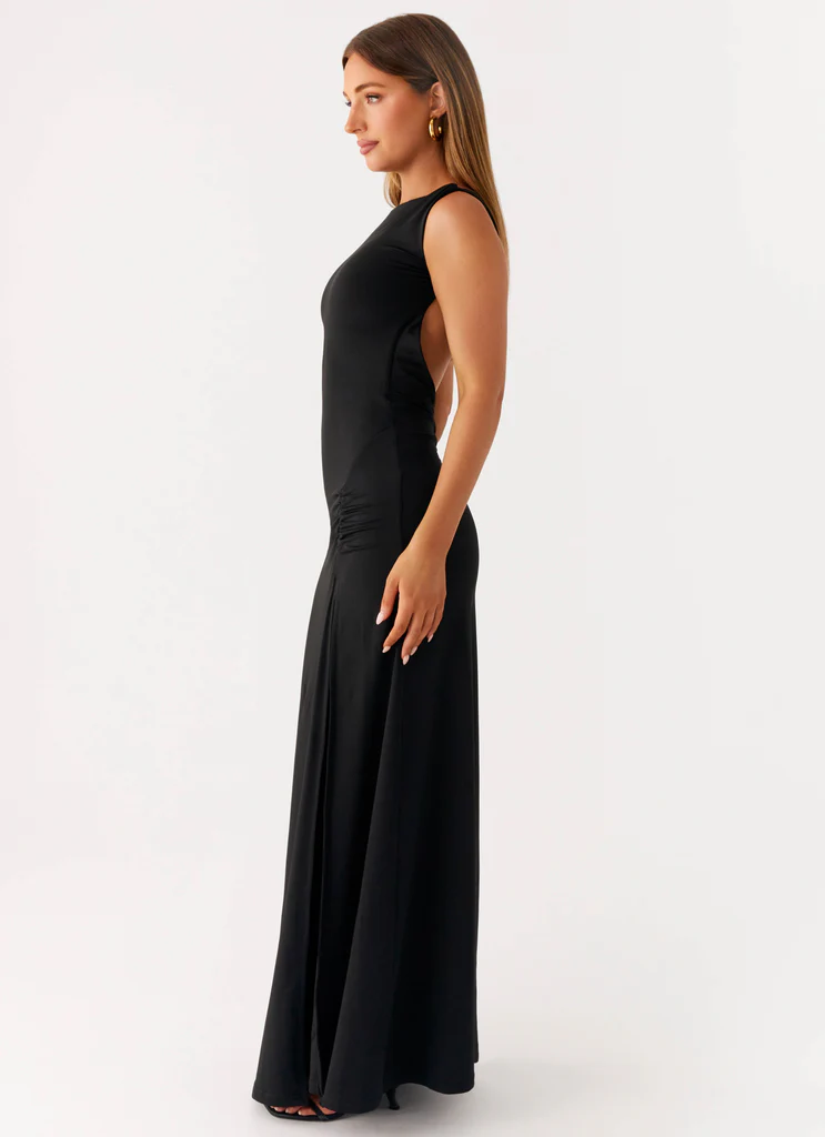 Robe maxi Phianne - Noir
