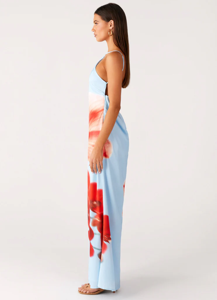 Robe Maxi Chloe - Bloom Turquoise
