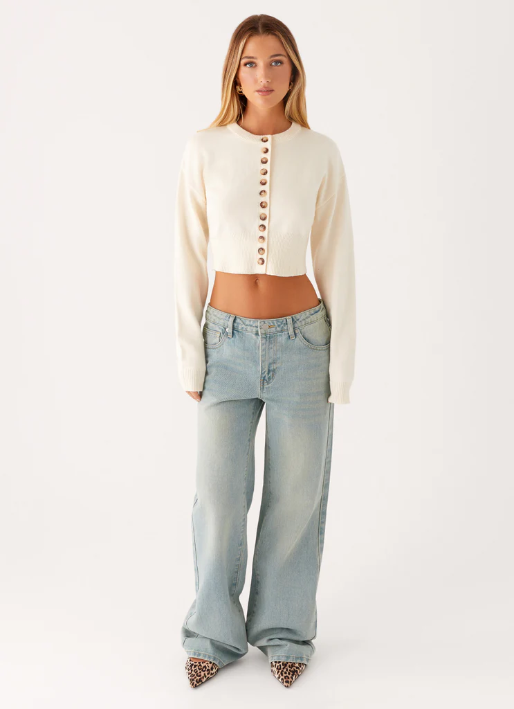 Cardigan Tricot Its Happening - Ivoire