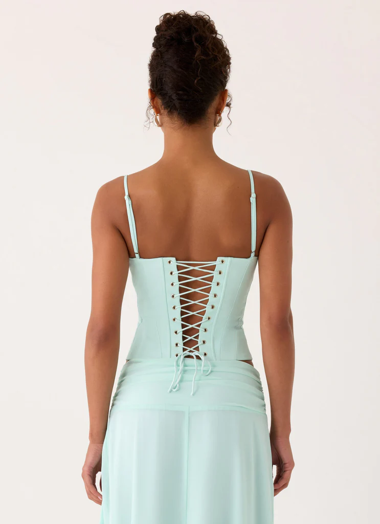 Tayana Corset Top - Pistache
