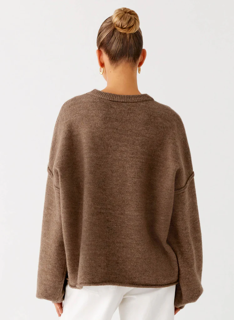 Pull Oversized Jack - Tan Marle