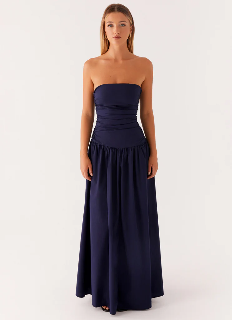 Robe Maxi Carmel – Bleu Nuit Robe Maxi Carmel - Bleu Nuit