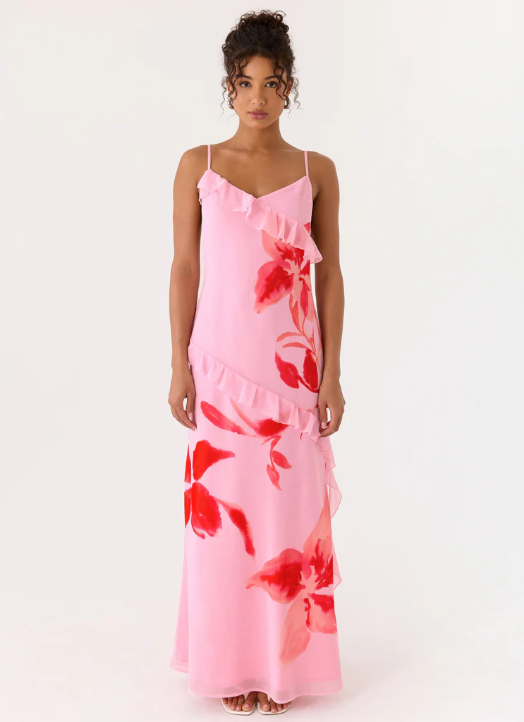 Robe Maxi Ayesha - Rose Pétale