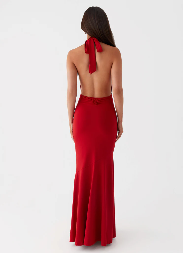 Robe Maxi Eliza Rose - Rouge