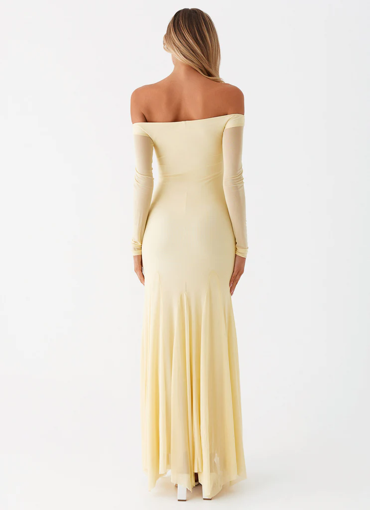 Robe Maxi Maribel – Jaune Robe Maxi Maribel - Jaune