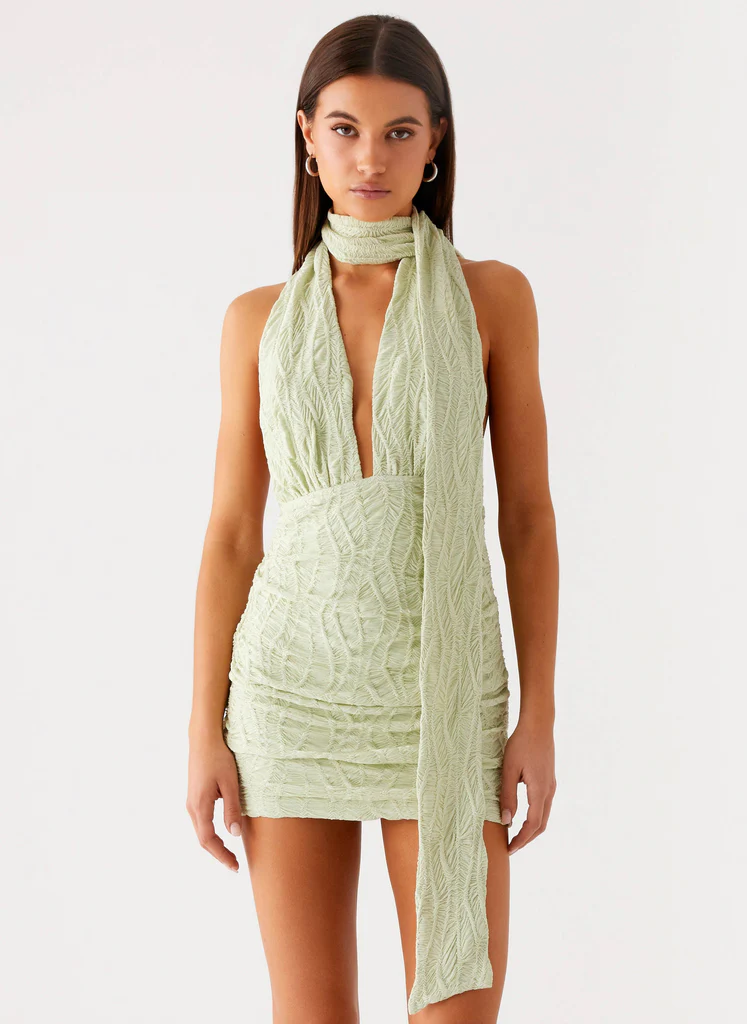 Robe Mini Crimstone - Forêt Sauge