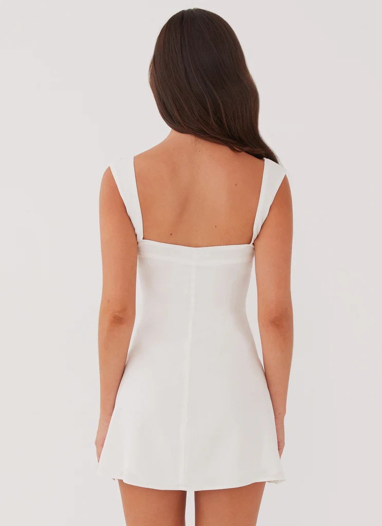 Robe Mini Cadence - Blanc
