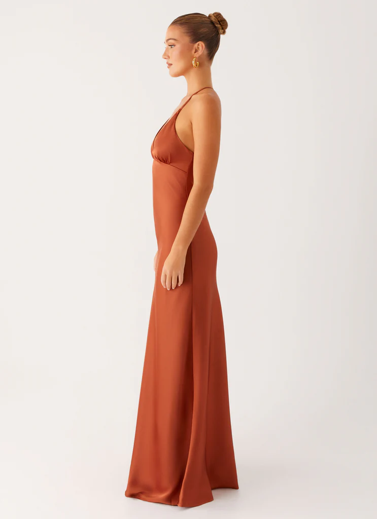 Robe Maxi Sundowner - Rouge rouille