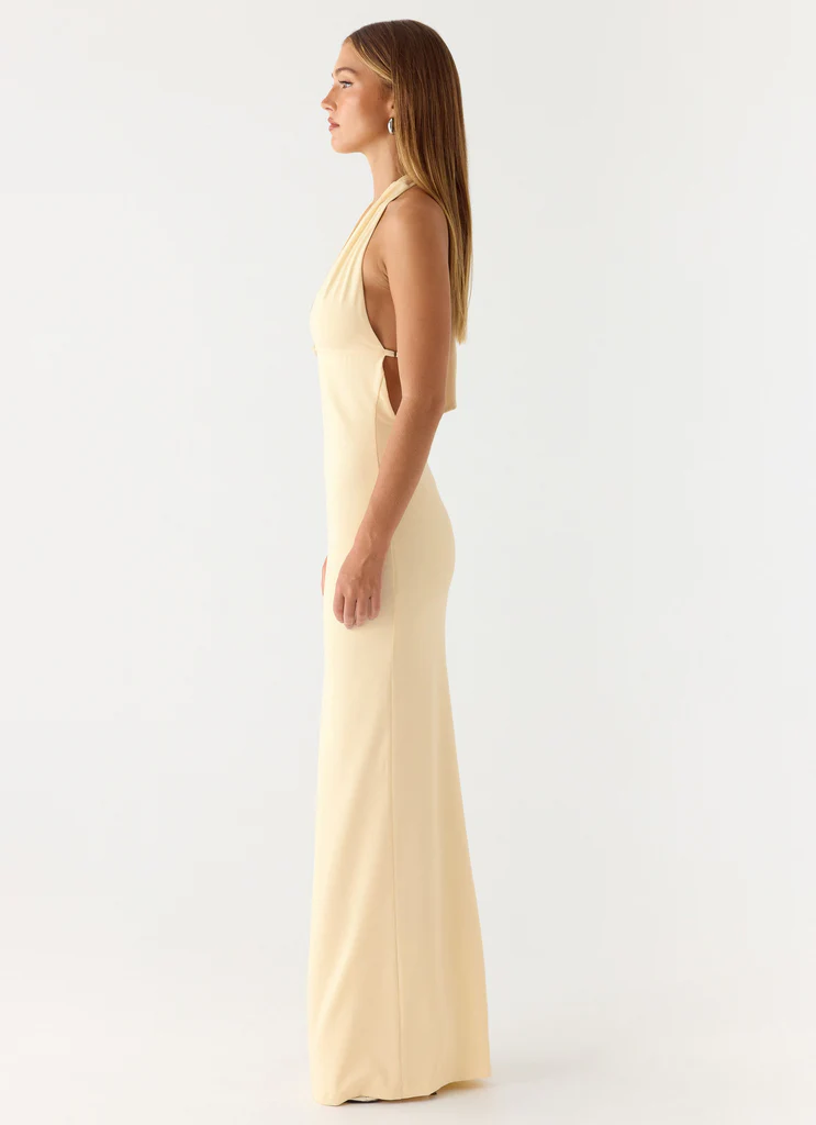 Robe Maxi Javana - Jaune
