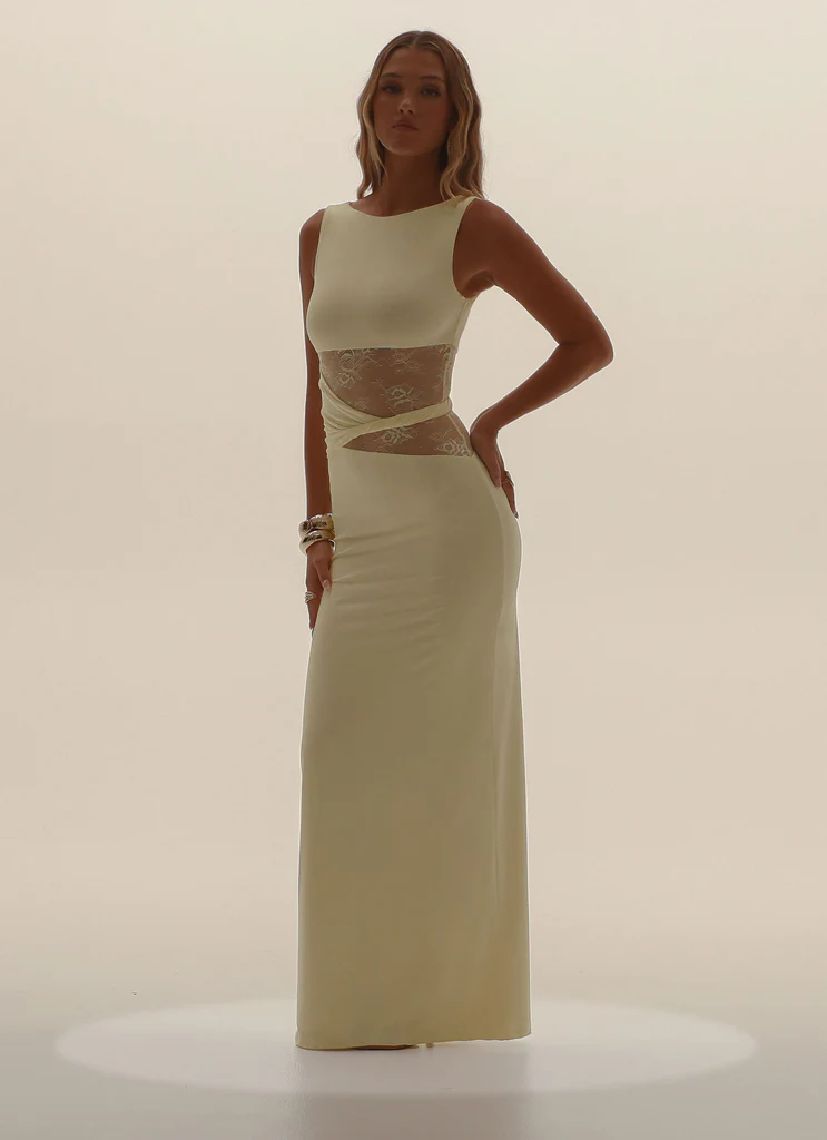 Robe Maxi Karma - Jaune