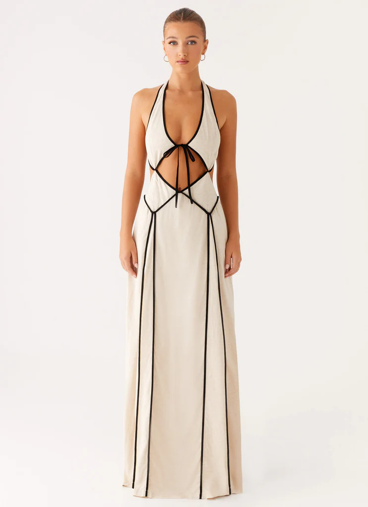 Robe Maxi Sonnet - Oatmeal