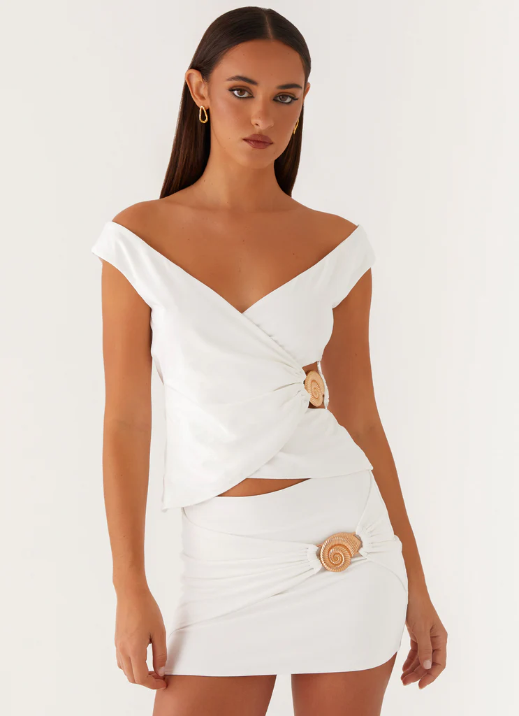 Mini-jupe Shoreline – Blanc Mini-jupe Shoreline - Blanc