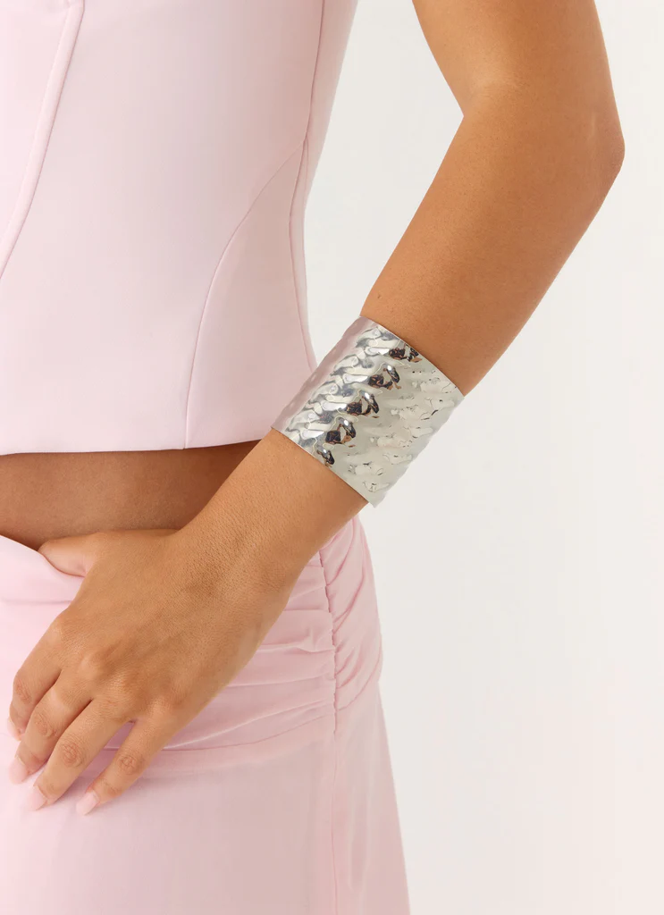 Bracelet de bras intemporel - Argent