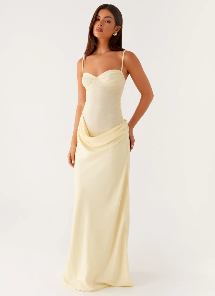 Robe Maxi Romy - Jaune