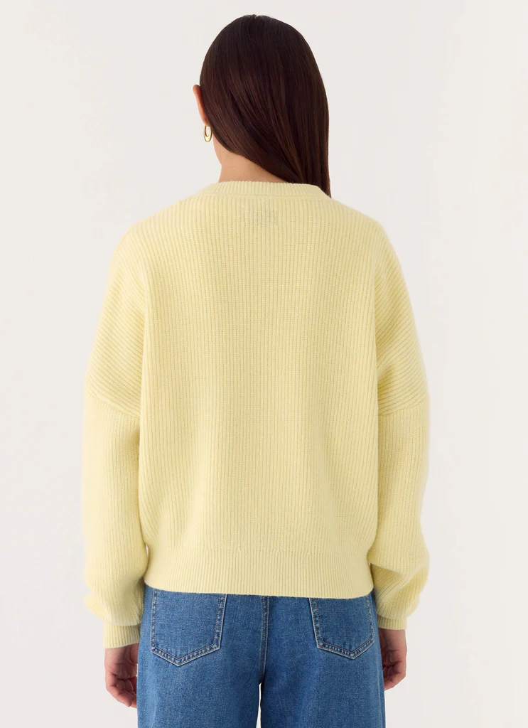 Pull-over à fermeture éclair Codi - Jaune