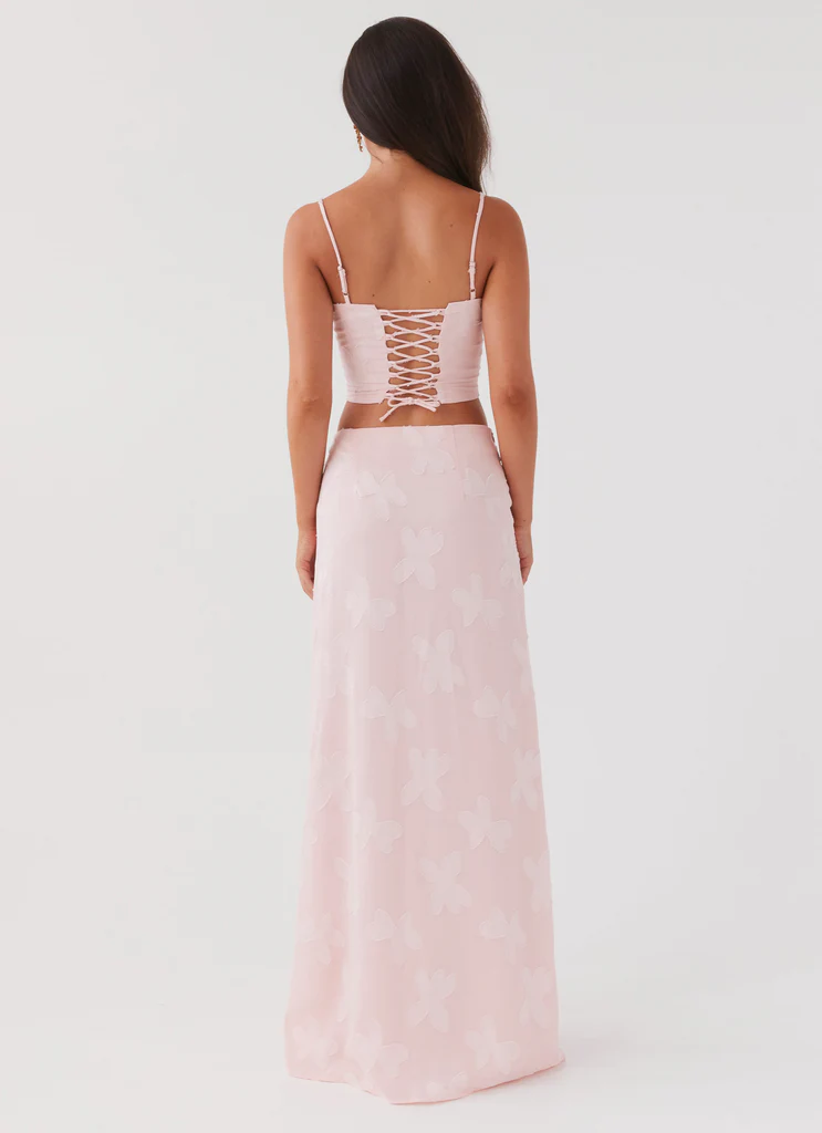 Maxi-jupe Best Love - Rose Pétale