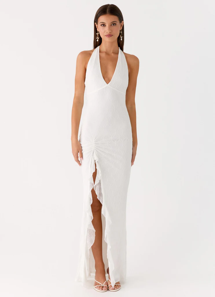 Robe maxi Charmed By You – Blanc Robe maxi Charmed By You - Blanc