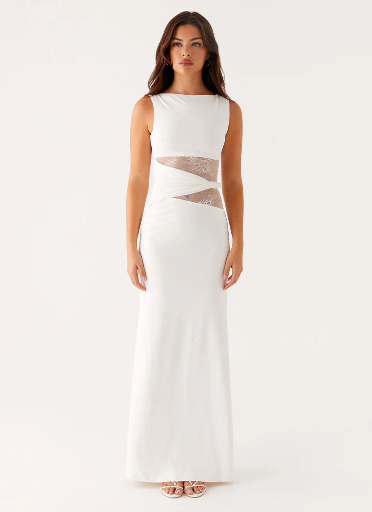 Robe Maxi Karma - Blanc