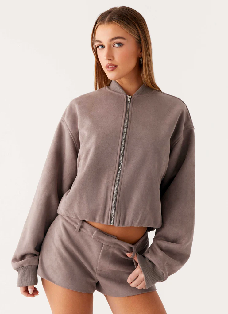 Veste bomber Thats Chill - Gris